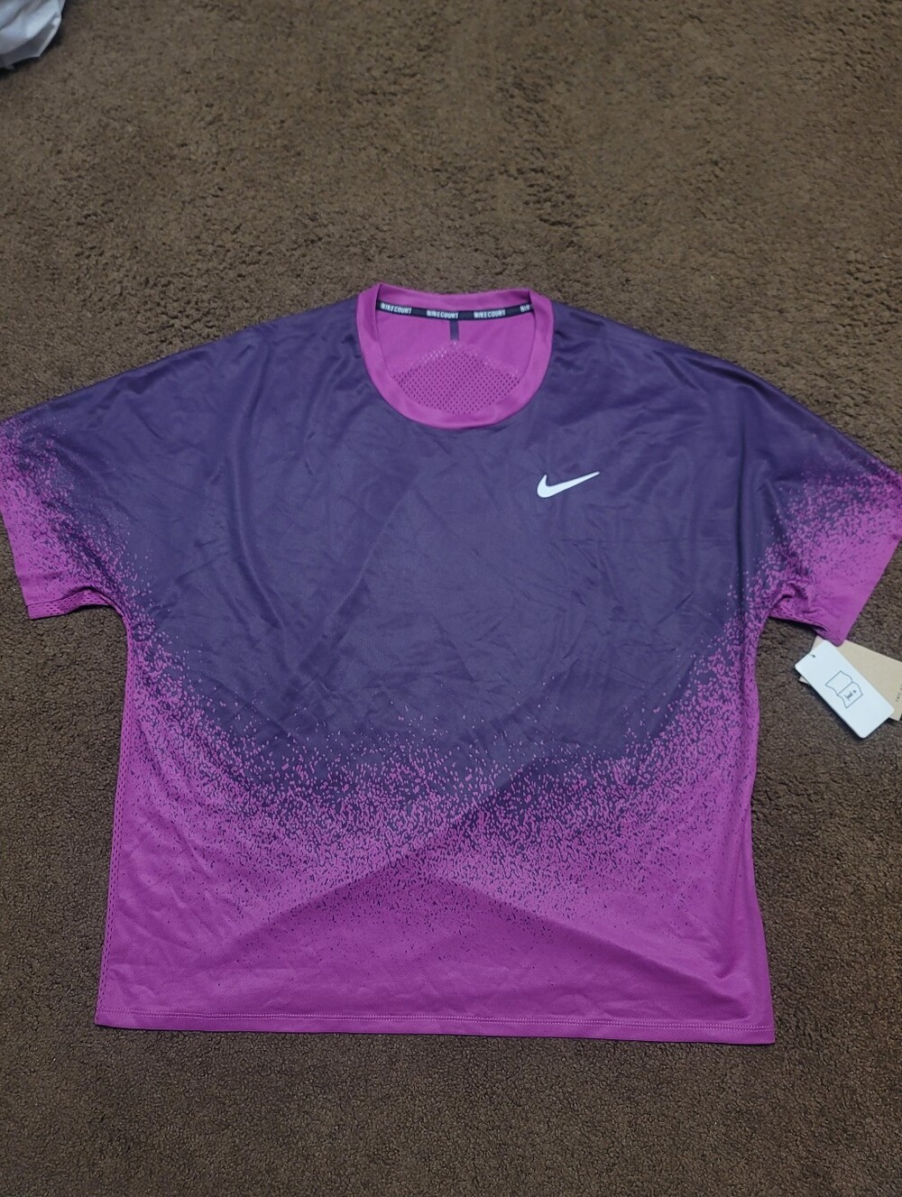 Nike NikeCourt Slam Tennis Alcaraz Mens Size Large FV2436 518 Purple Fuchsia New